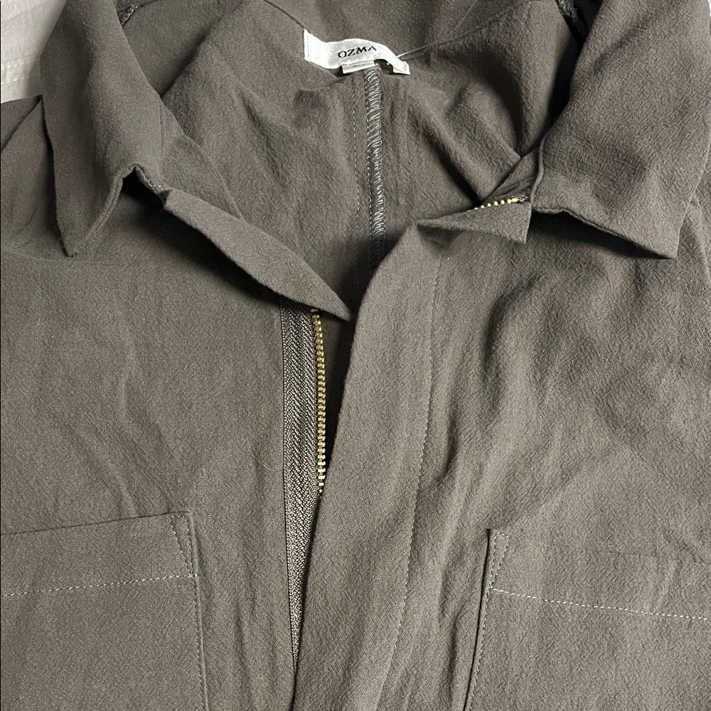 OZMA Deep Olive Carrasco Jumpsuit